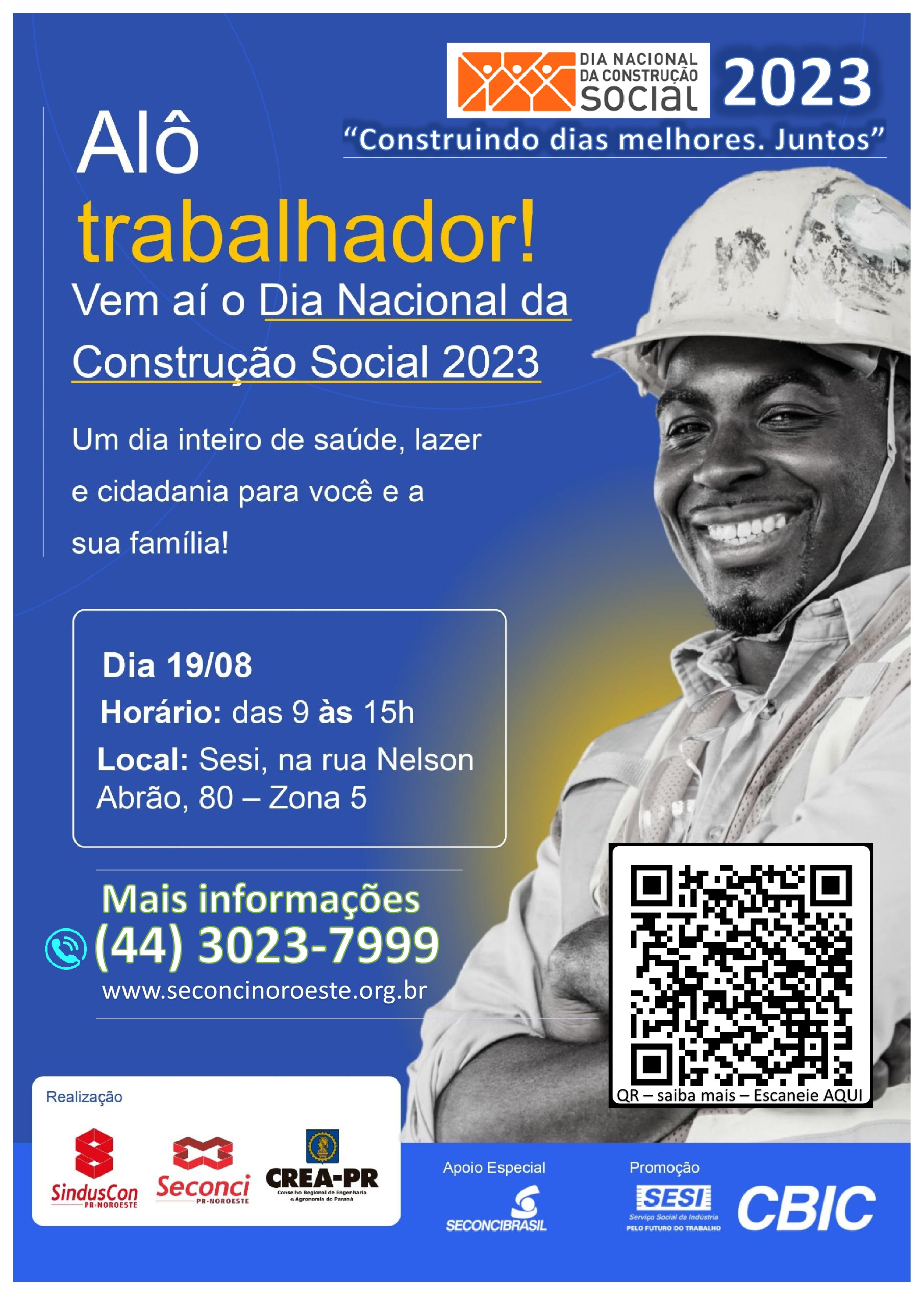 Dia nacional da construção social 2023