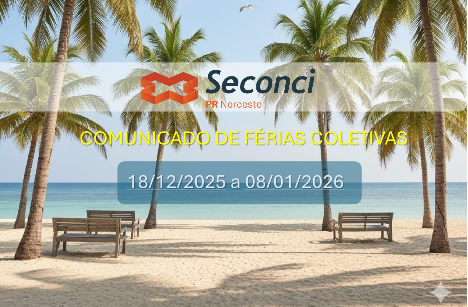 Férias coletivas 2025