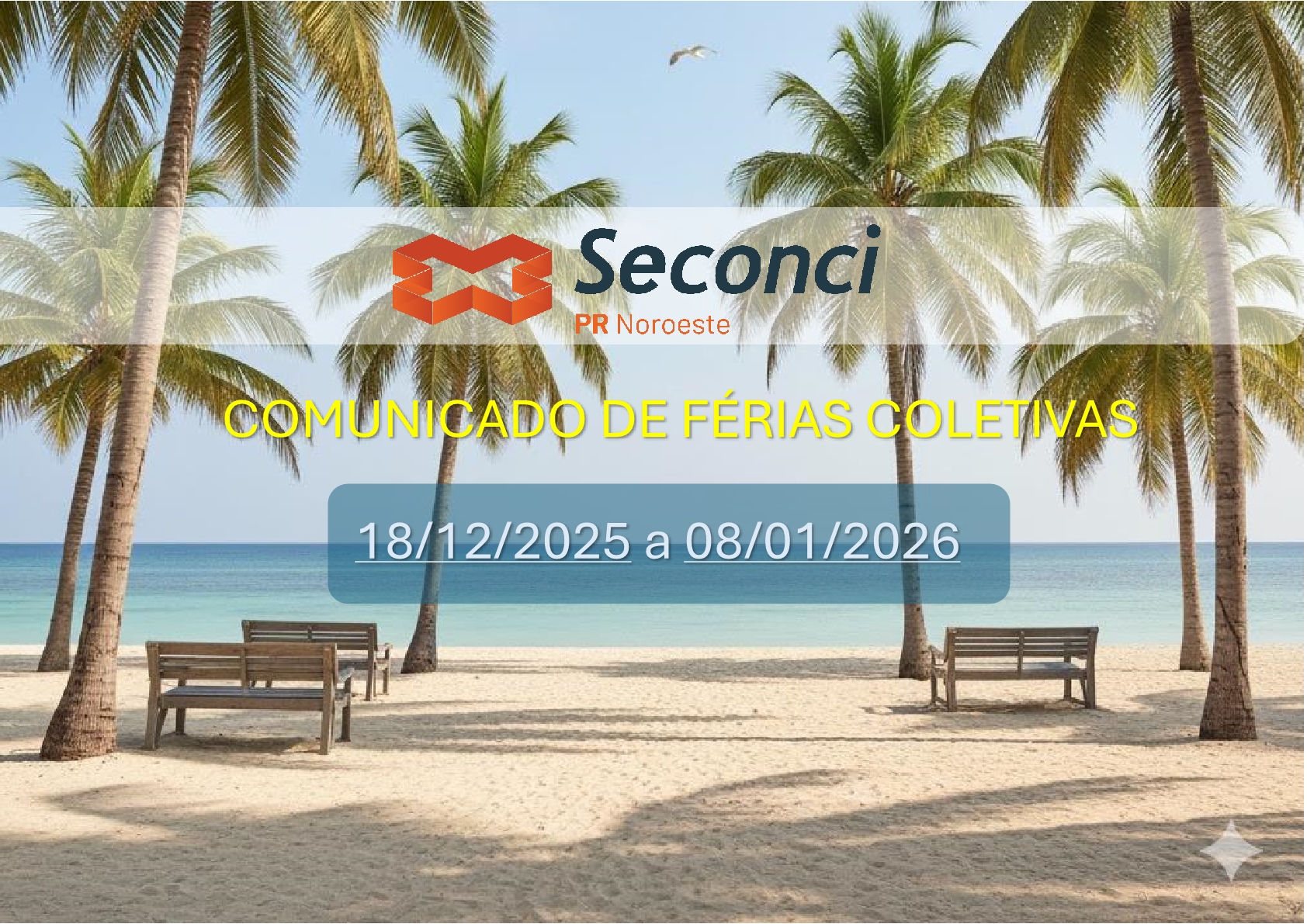 Férias coletivas 2025